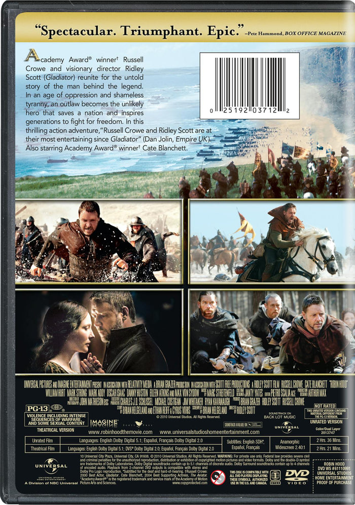 Robin Hood (Unrated Director's Cut) [DVD]