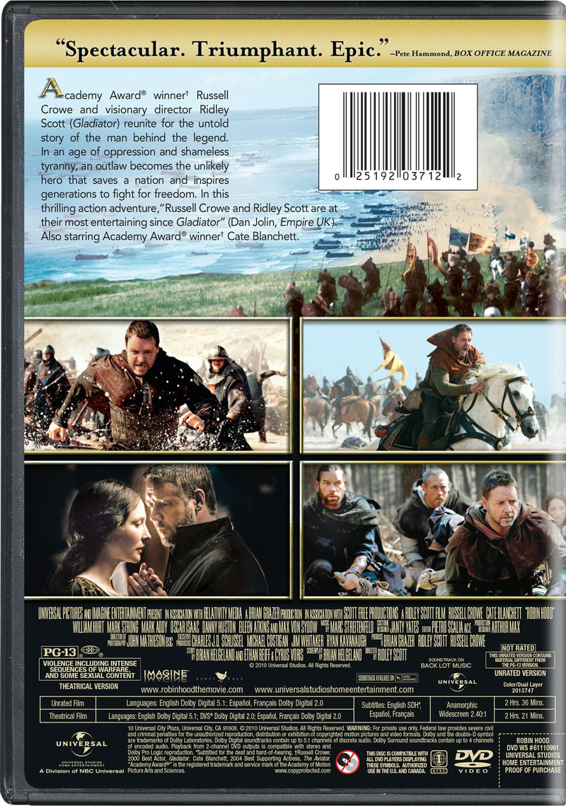 Robin Hood (Unrated Director's Cut) [DVD]