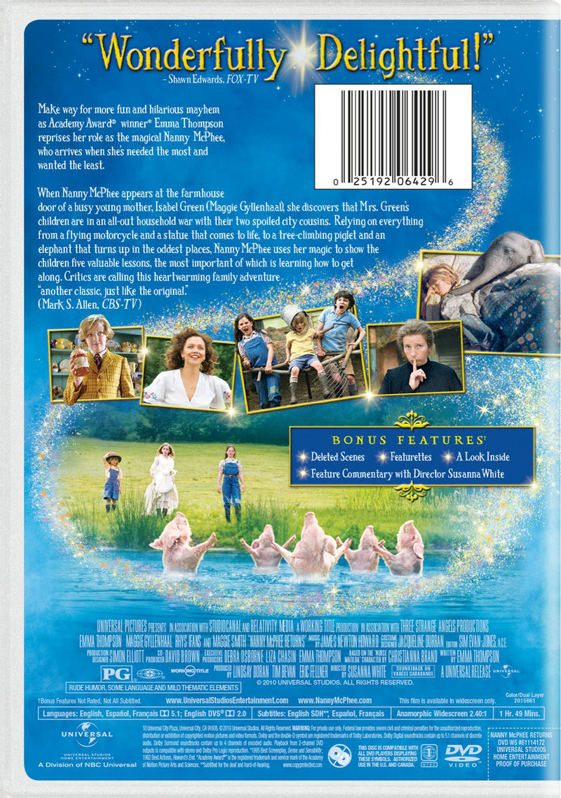 Nanny McPhee Returns [DVD]