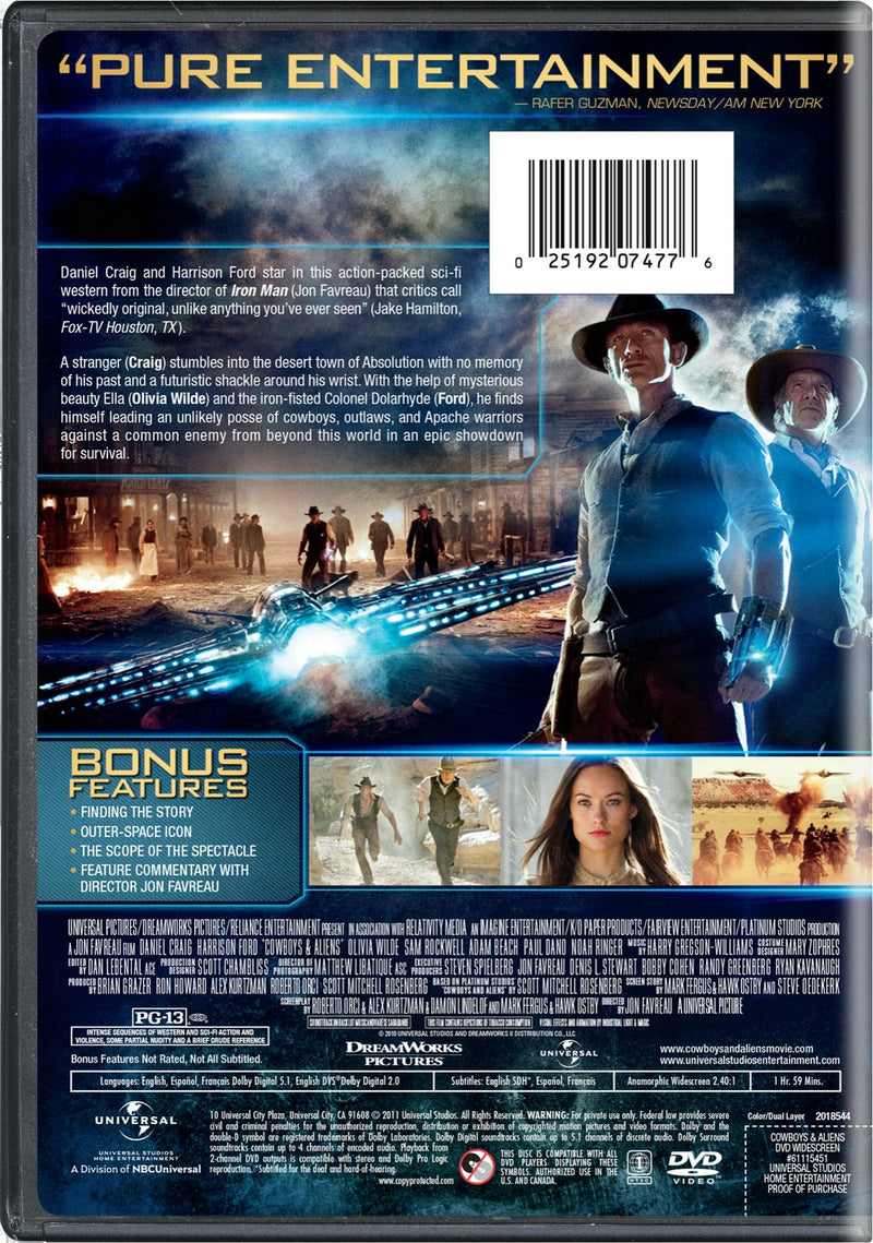 Cowboys and Aliens [DVD]