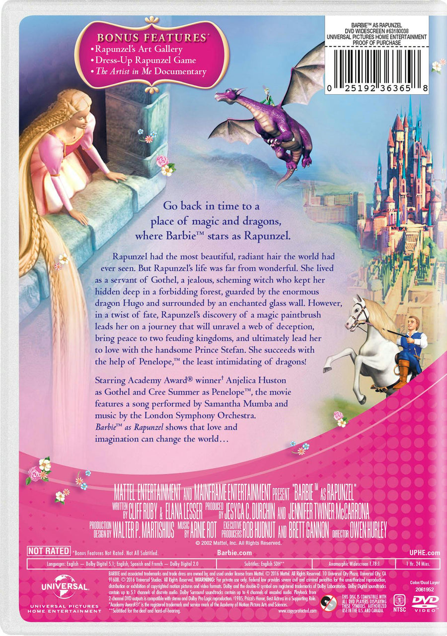 Barbie As Rapunzel [DVD]