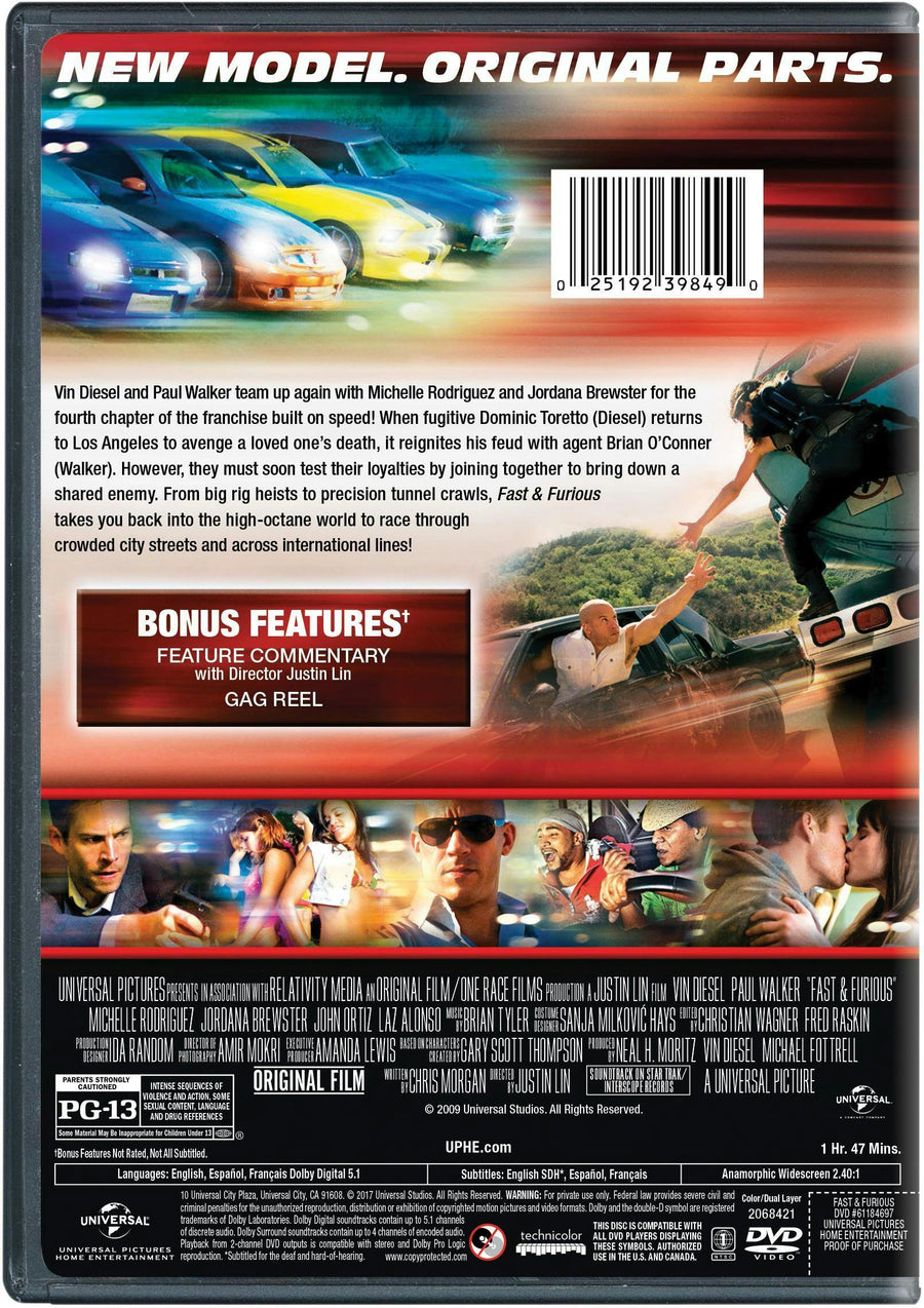 Fast & Furious (2009) [DVD]
