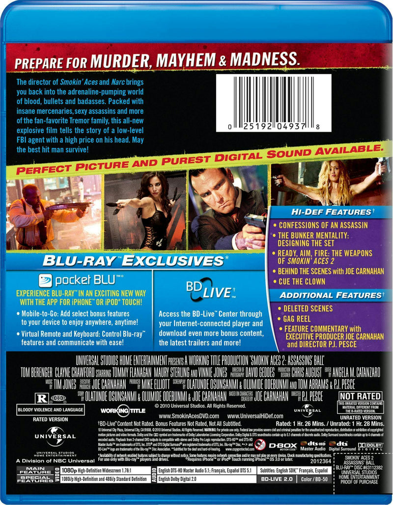 Smokin' Aces 2 - Assassins' Ball [Blu-ray]