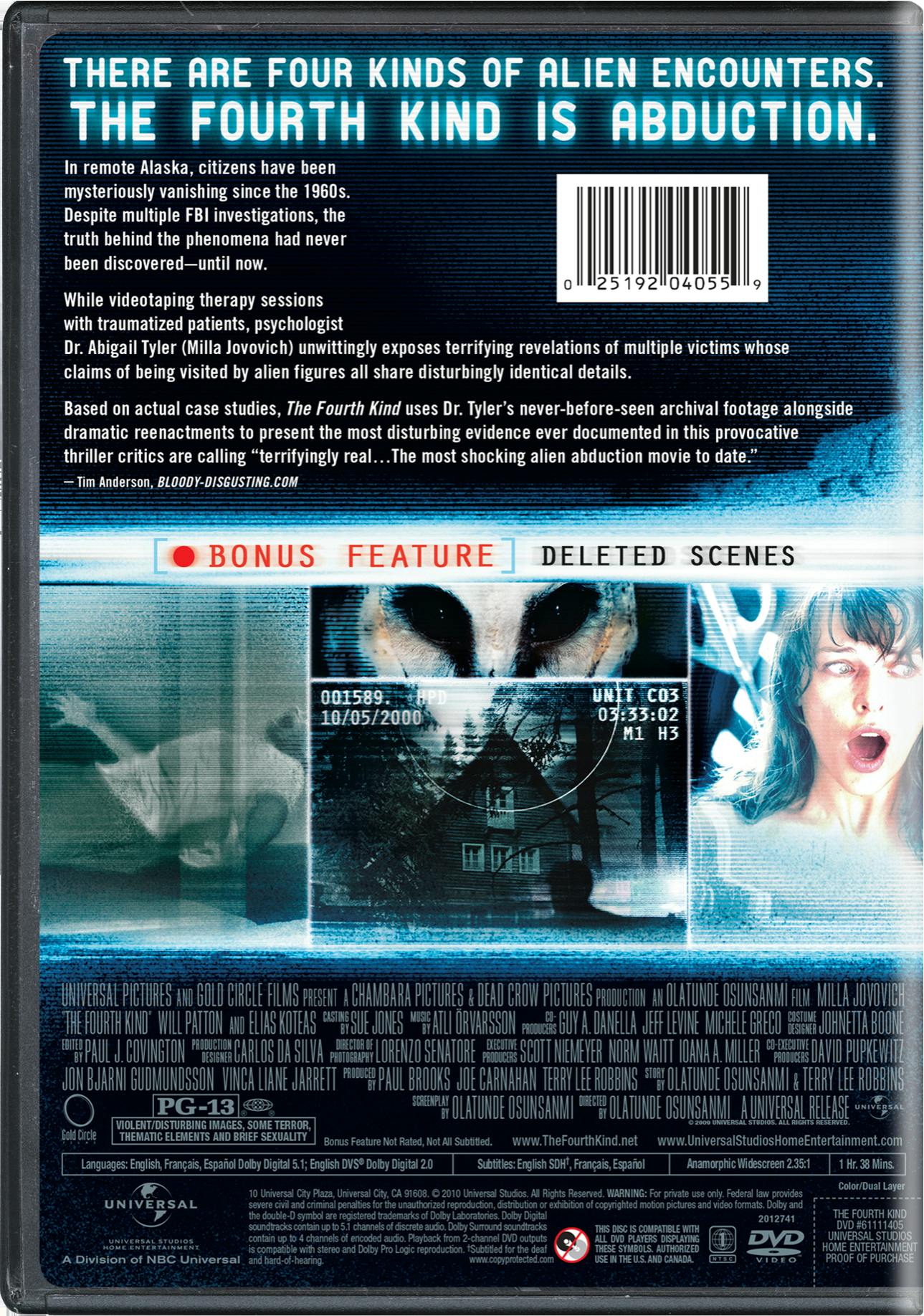 The Fourth Kind (DVD Widescreen) [DVD] – GRUV Entertainment