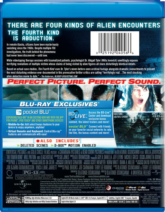 The Fourth Kind [Blu-ray]