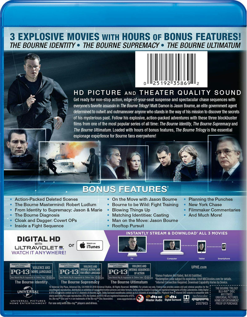 The Ultimate Bourne Collection [Blu-ray]