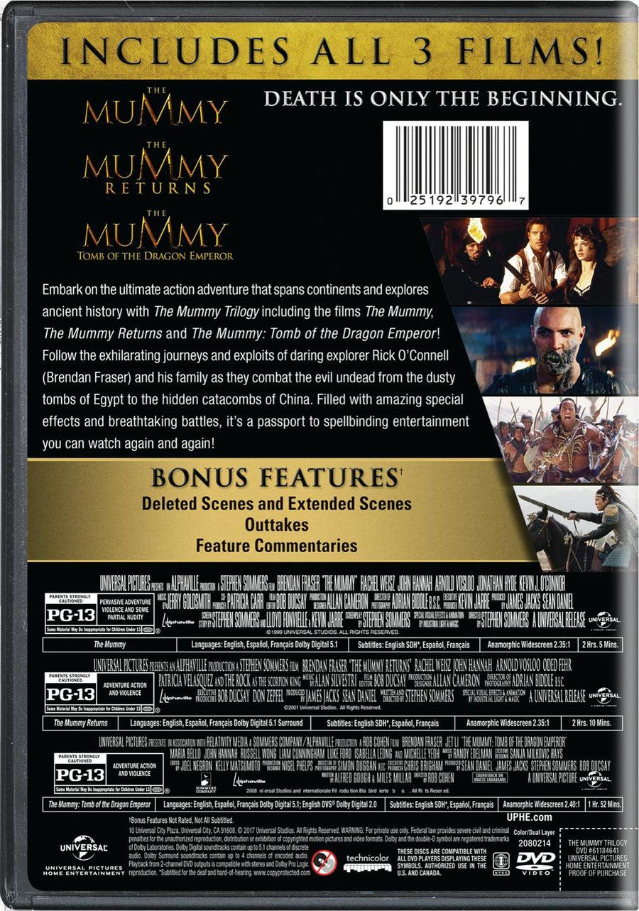 The Mummy Trilogy (2017) (DVD Set) [DVD]