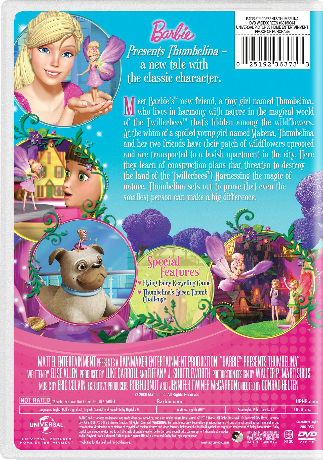 Barbie Presents Thumbelina [DVD] – GRUV Entertainment