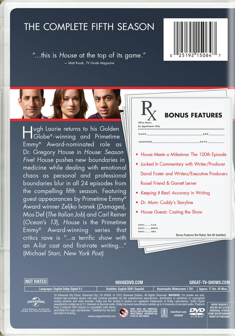 House: Season 5 [DVD]