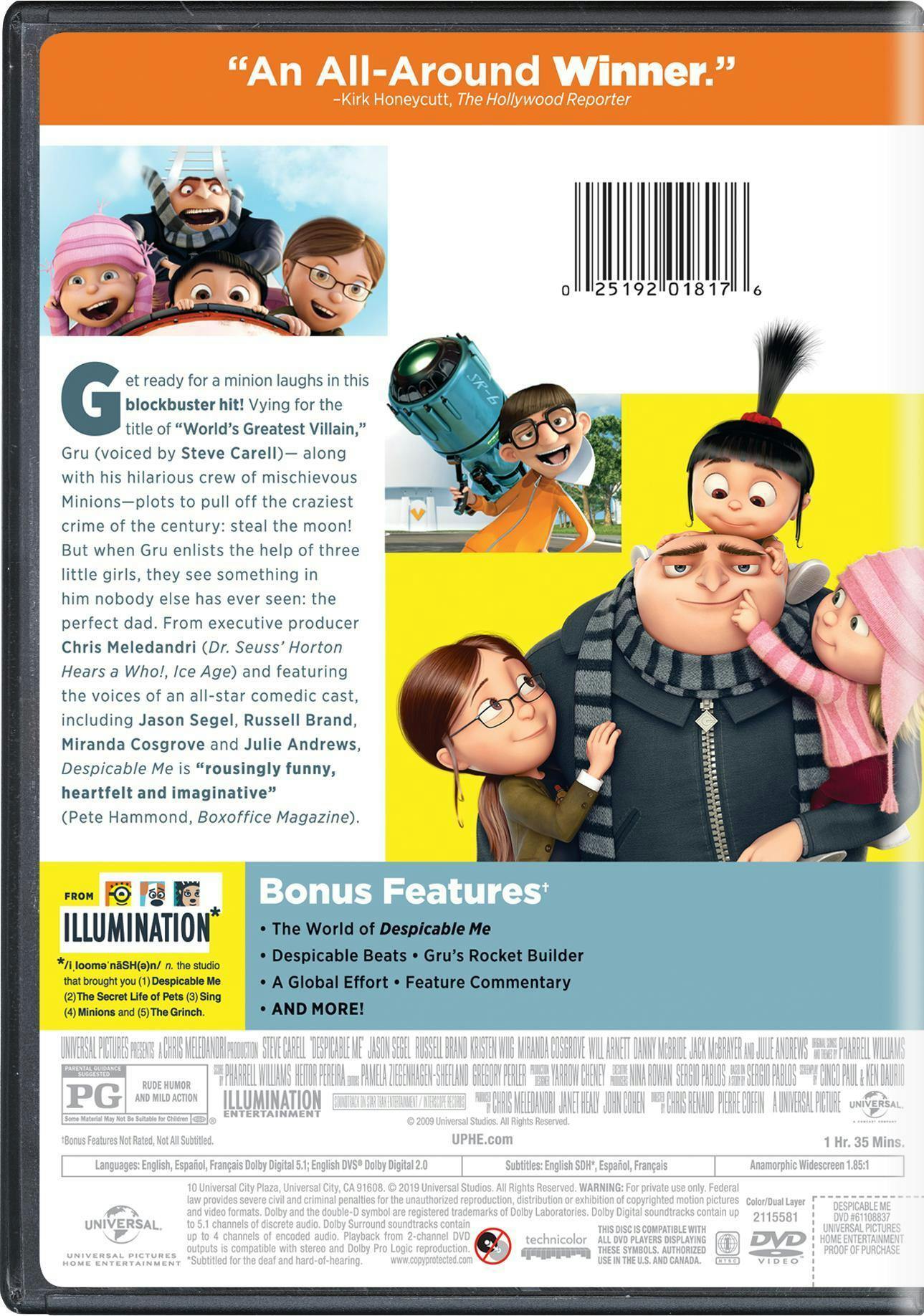 Despicable Me [DVD] – GRUV Entertainment