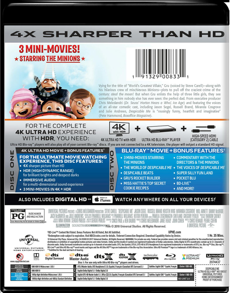 Despicable Me (4K Ultra HD) [UHD]
