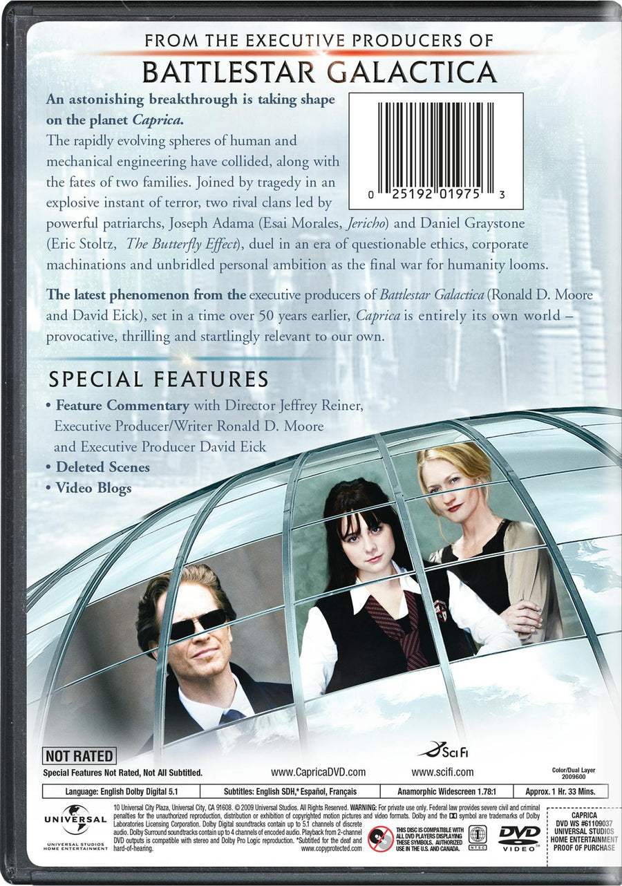 Caprica: The Pilot (DVD Widescreen) [DVD]