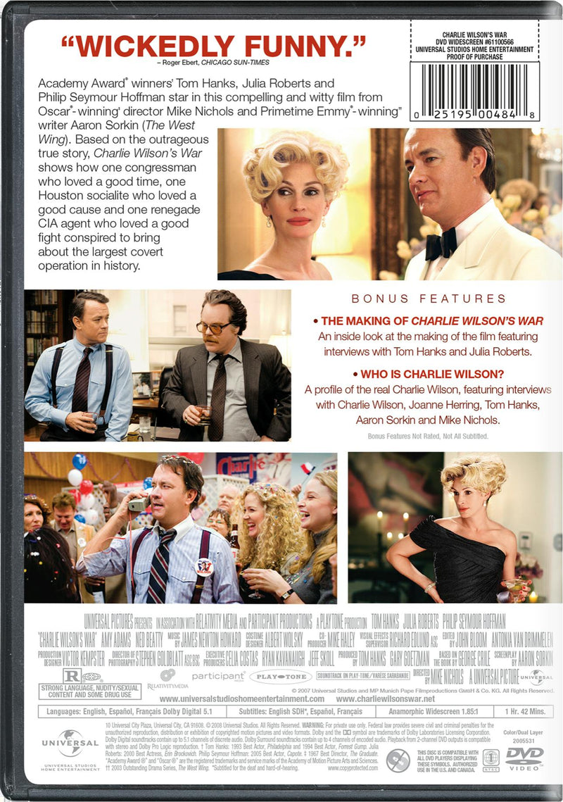 Charlie Wilson's War (DVD Widescreen) [DVD]