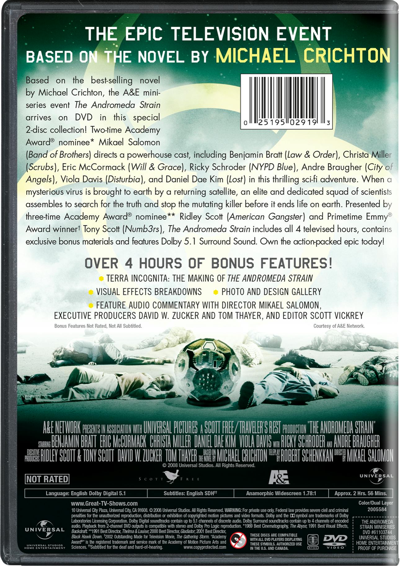 The Andromeda Strain: Season 1 [DVD] – GRUV Entertainment