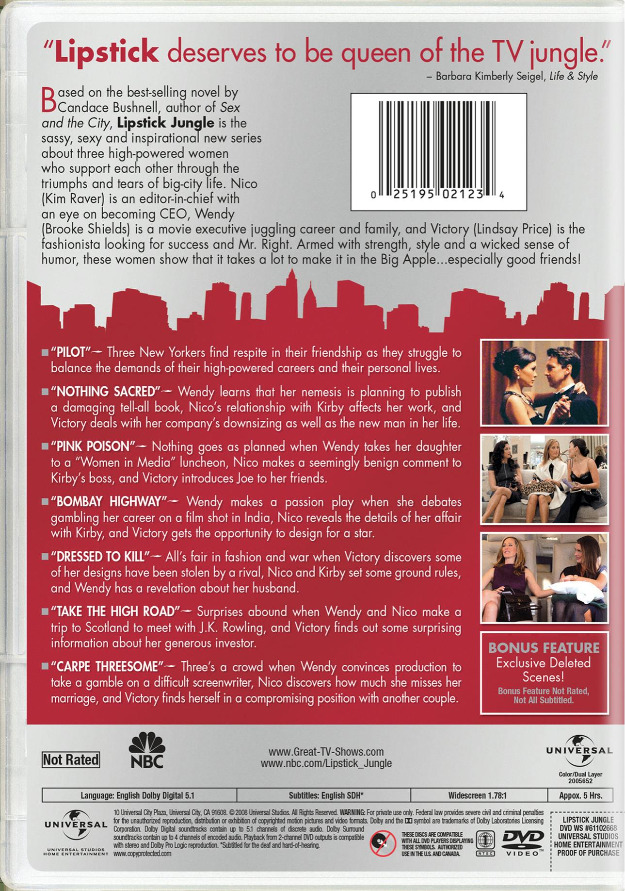 Lipstick Jungle: Season 1 [DVD] – GRUV Entertainment