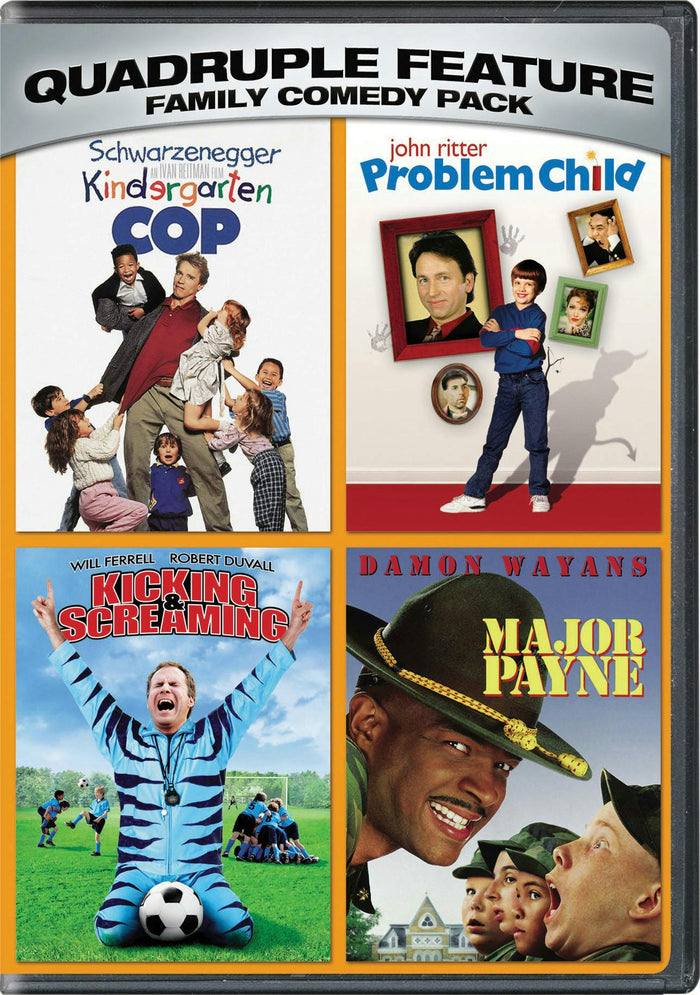 Kindergarten cop/Problem child/Kicking and screaming/Major Payne [DVD]