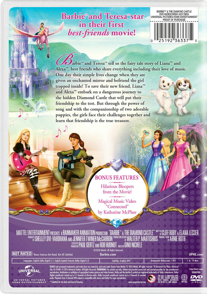Barbie and the Diamond Castle [DVD]