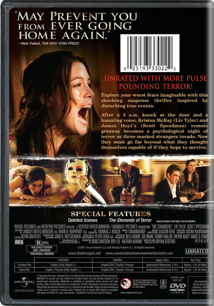 The Strangers (DVD Unrated) [DVD]