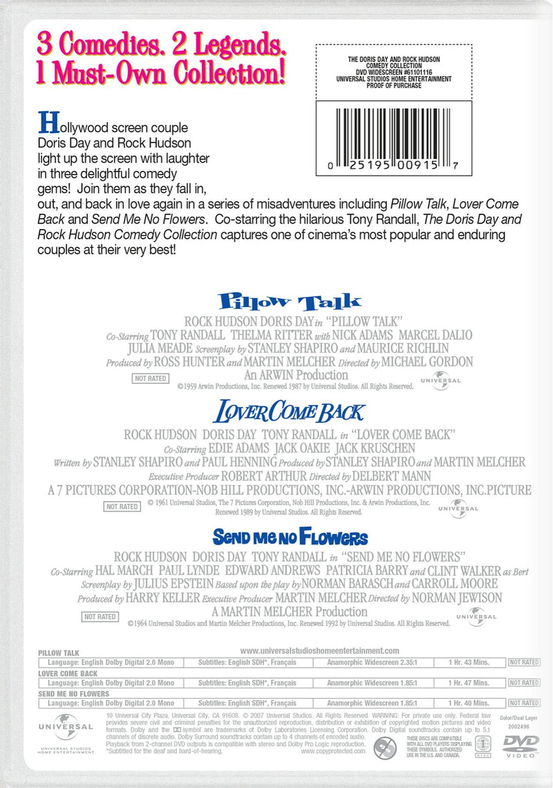 Doris Day and Rock Hudson Comedy Collection (DVD Franchise Collection) [DVD]