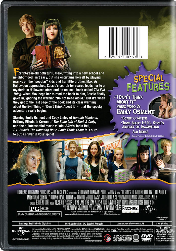 R.L. Stine's The Haunting Hour: Don't Think About It [DVD]