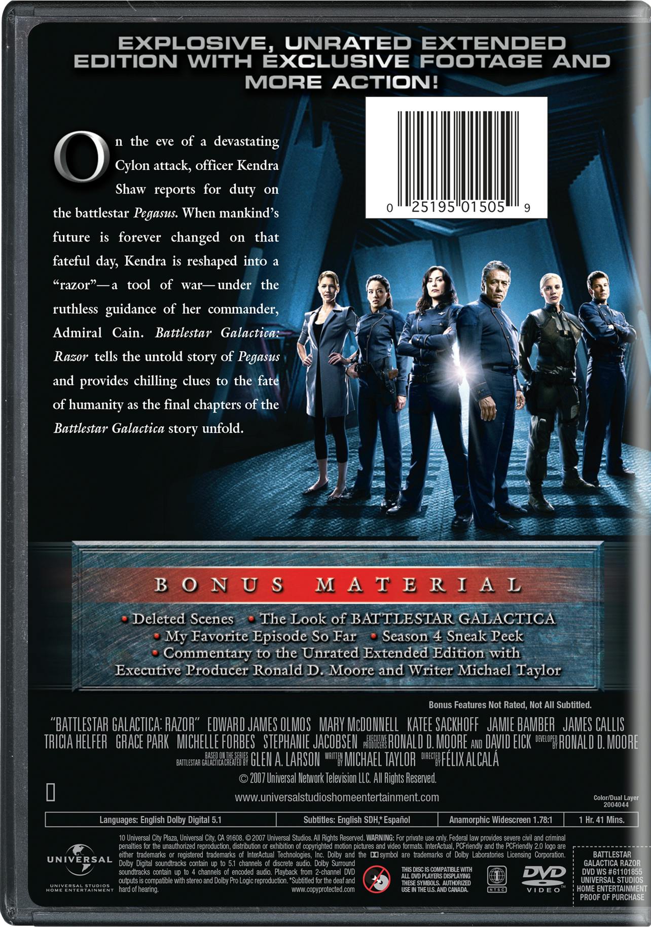 Battlestar Galactica DVDコレクターズボックス+RAZOR Battlestar Galactica: Razor (DVD Extended Edition) [DVD]