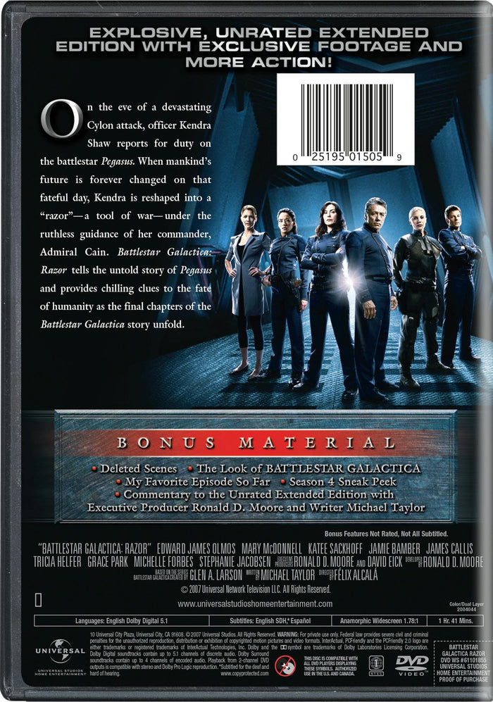 Battlestar Galactica: Razor (DVD Extended Edition) [DVD]