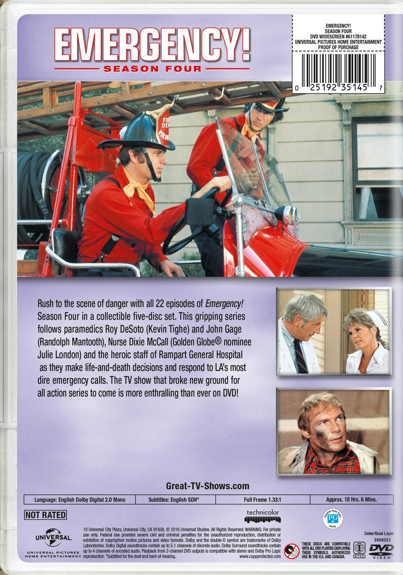 Emergency! Season Four (DVD New Box Art) [DVD]