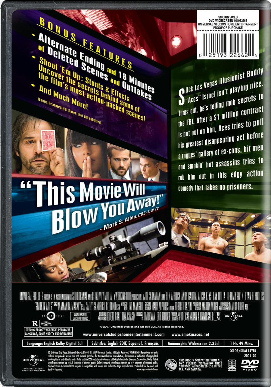 Smokin' Aces (DVD Widescreen) [DVD]