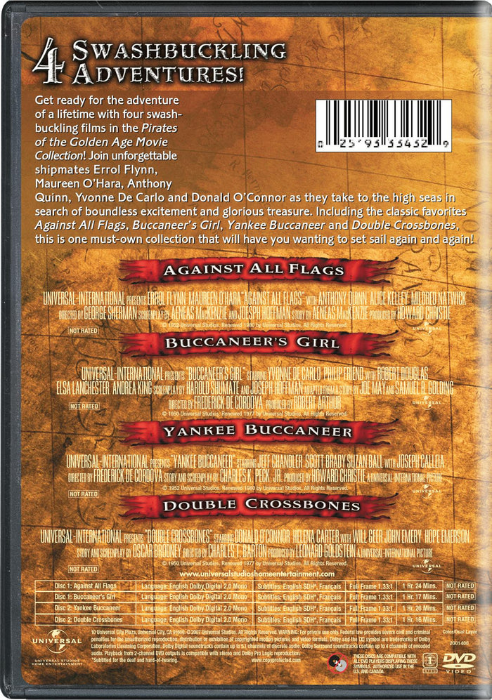 Pirates of the Golden Age Movie Collection (DVD Franchise Collection) [DVD]