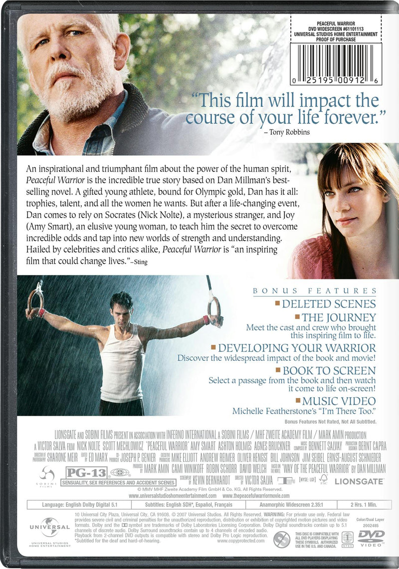 Peaceful Warrior (DVD Widescreen) [DVD]