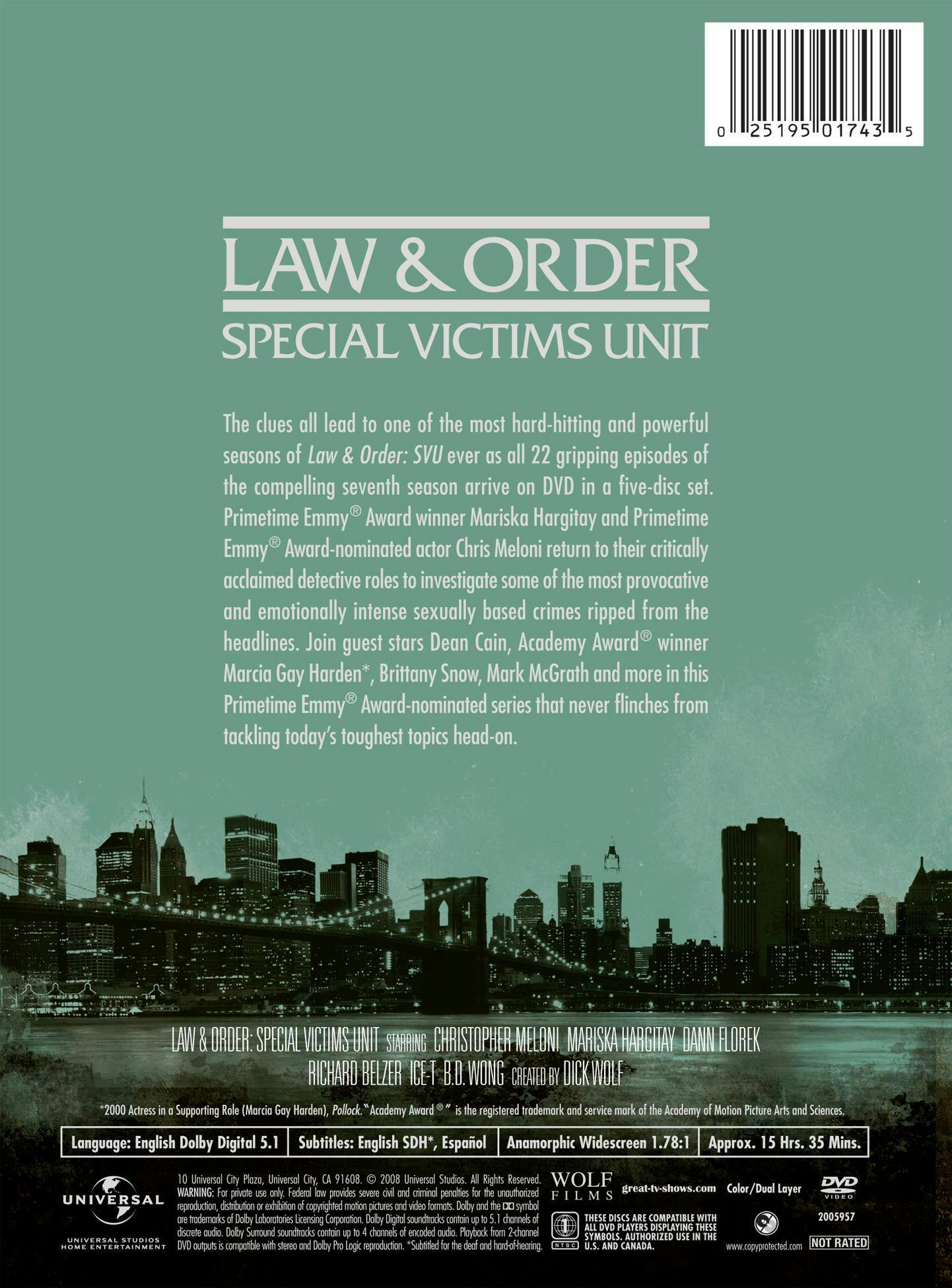 Law and Order - Special Victims Unit: Season 7 [DVD] – GRUV