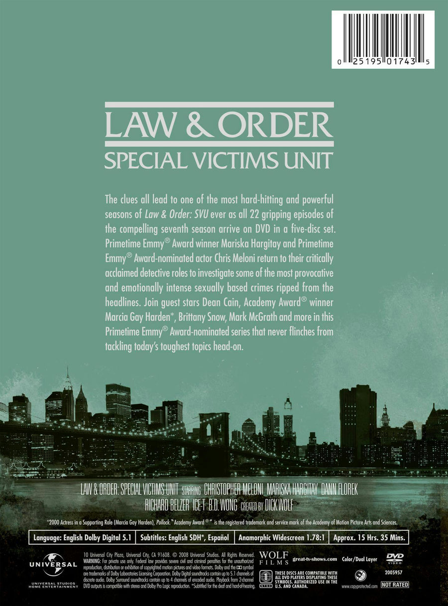 Law and Order - Special Victims Unit: Season 7 [DVD]