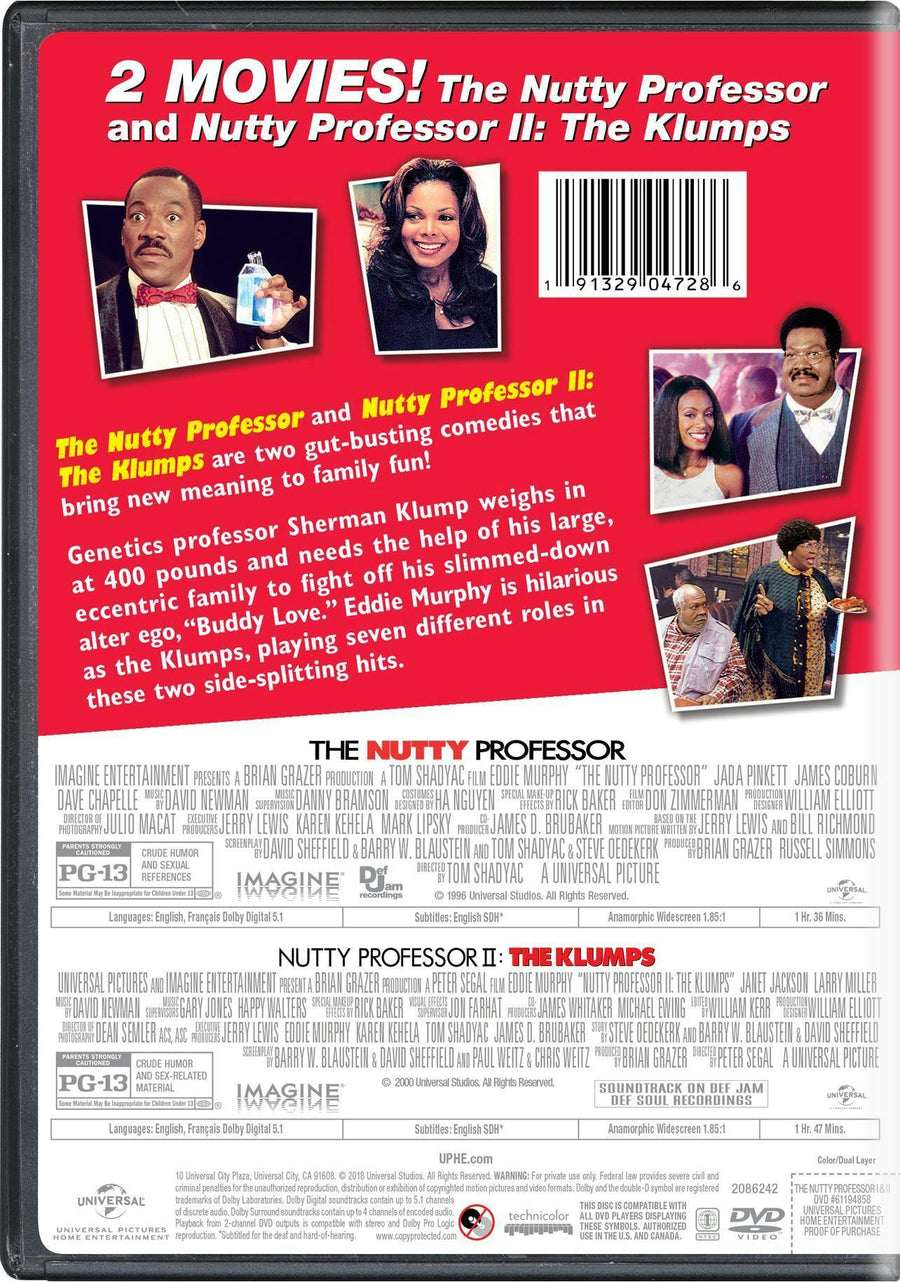 The Nutty Professor I & II (DVD New Box Art) [DVD]