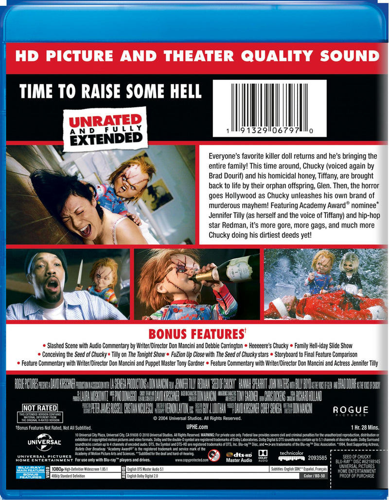 Seed of Chucky (Blu-ray Unrated) [Blu-ray]