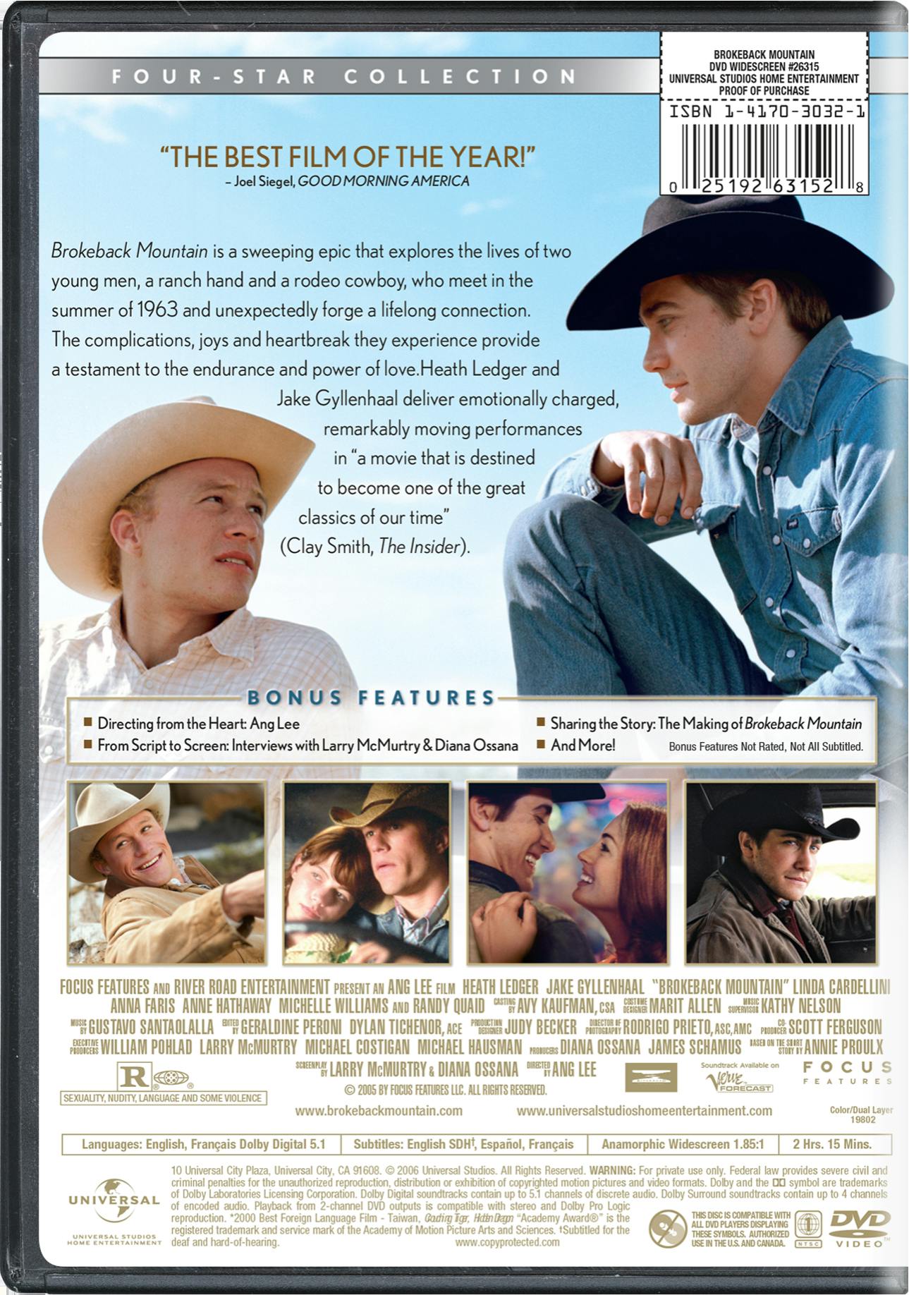 Brokeback Mountain [DVD] – GRUV Entertainment