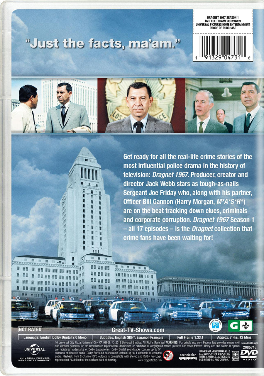 Dragnet: Season 1 (DVD New Box Art) [DVD]