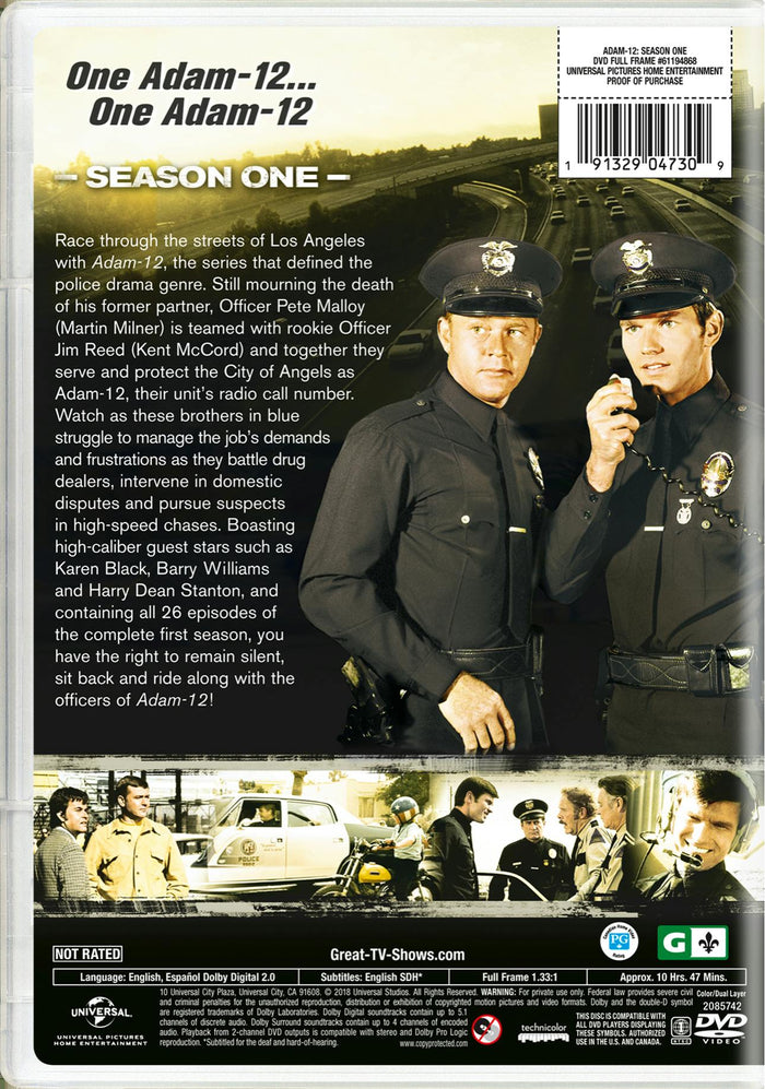 Adam-12: Season One (DVD New Box Art) [DVD]