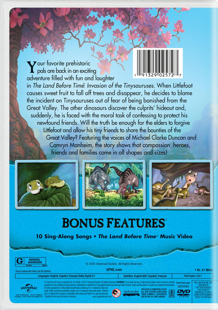 The Land Before Time 11 - Invasion of the Tiny Sauruses [DVD]