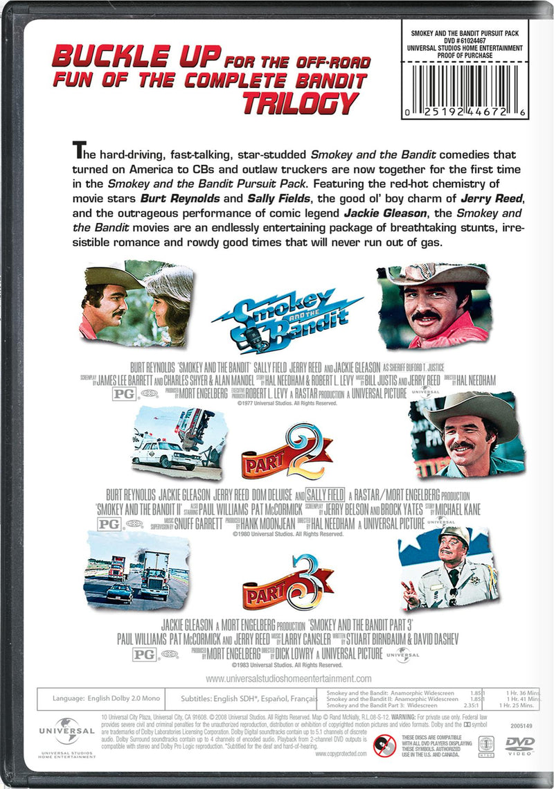 Smokey and the Bandit/Smokey and the Bandit 2/Smokey and The... (DVD Set) [DVD]
