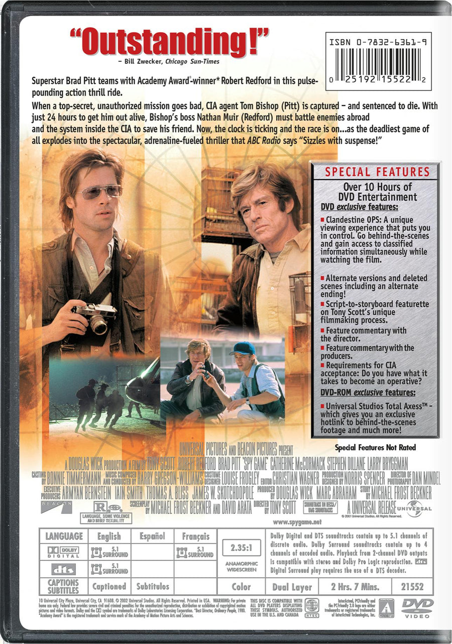 Spy Game (Collector's Edition) [DVD]
