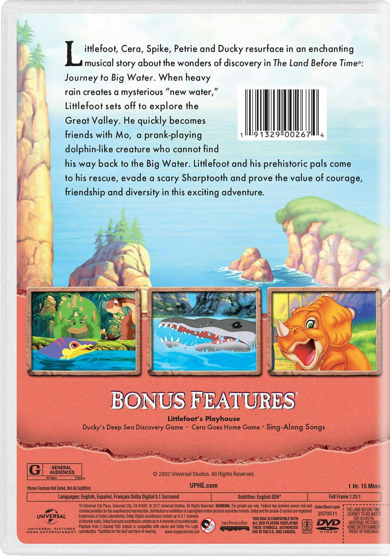The Land Before Time 9 - Journey to Big Water [DVD]