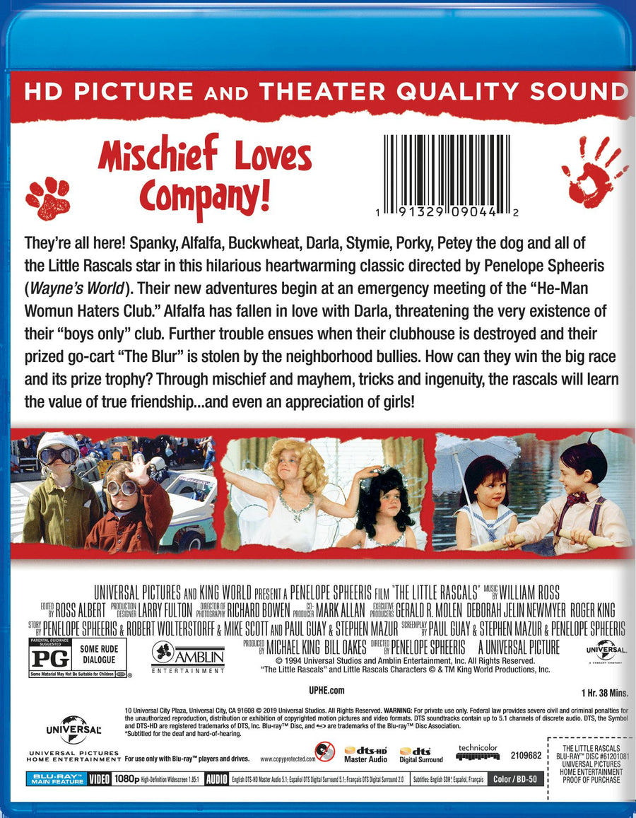 The Little Rascals (Blu-ray New Box Art) [Blu-ray]