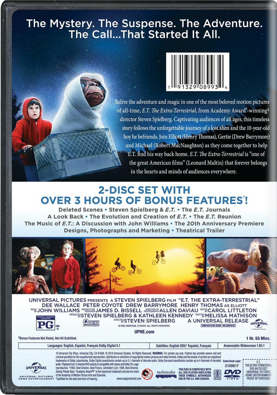 E.T. The Extra Terrestrial (DVD New Box Art) [DVD]