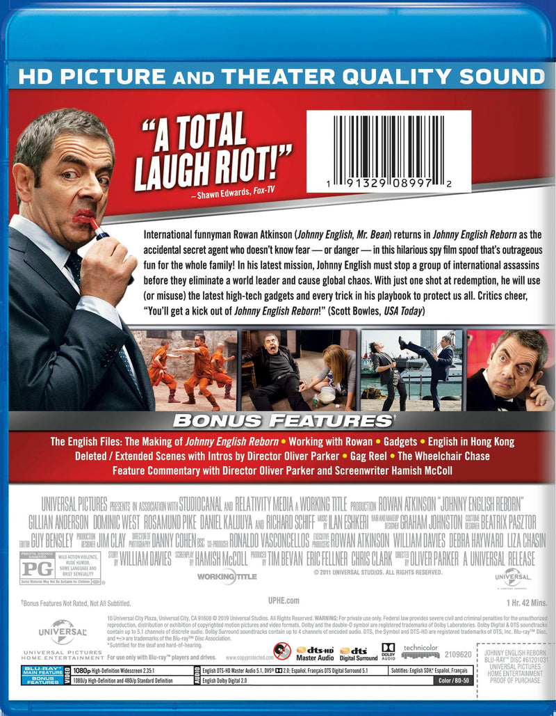 Johnny English Reborn (Blu-ray New Box Art) [Blu-ray]
