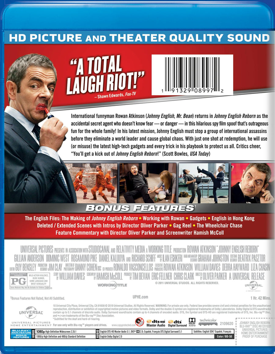 Johnny English Reborn (Blu-ray New Box Art) [Blu-ray]