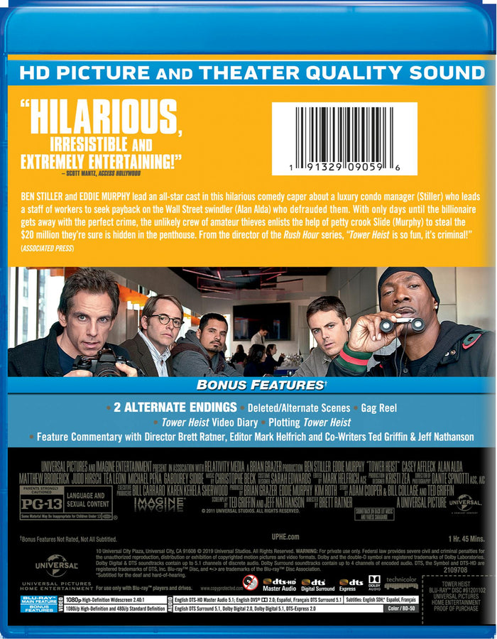 Tower Heist (Blu-ray New Box Art) [Blu-ray]