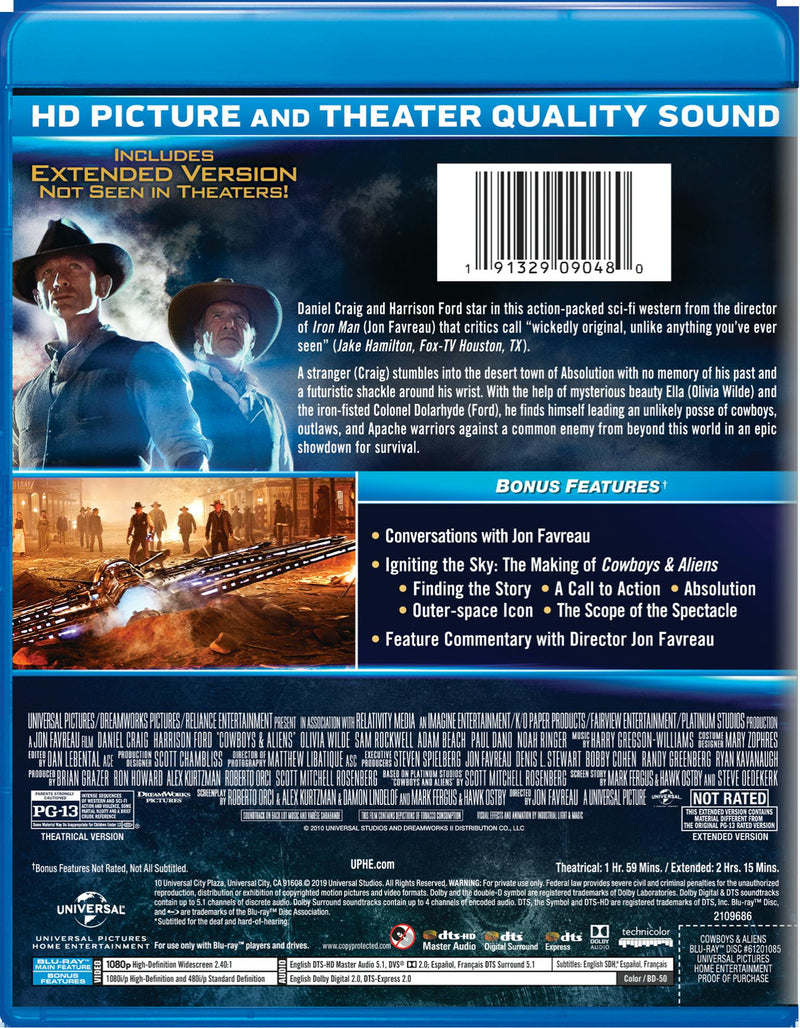 Cowboys and Aliens (Blu-ray New Box Art) [Blu-ray]