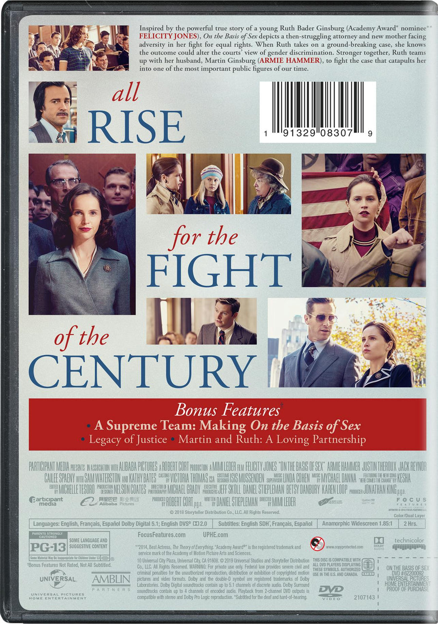 On the Basis of Sex [DVD]