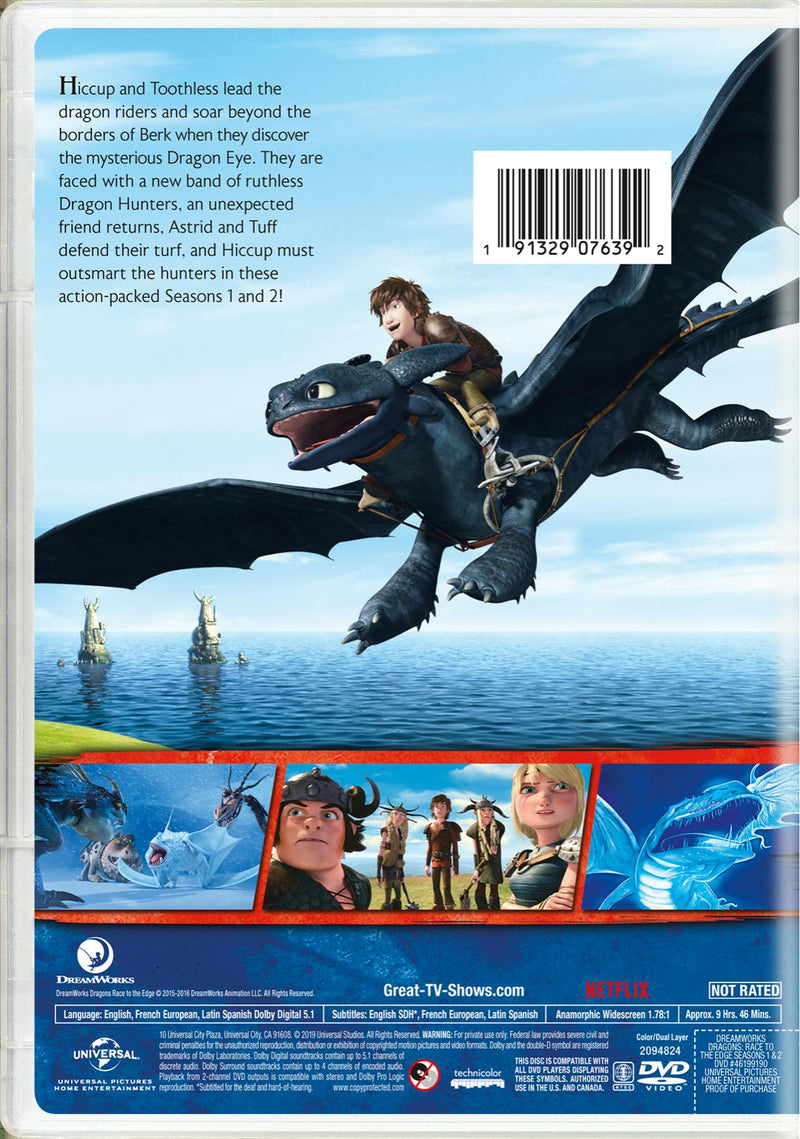 Dragons: Race to the Edge - Seasons 1 & 2 (DVD Set) [DVD]