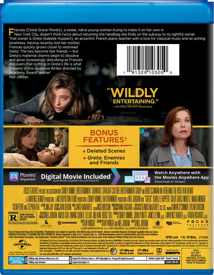 Greta (Blu-ray + Digital HD) [Blu-ray]